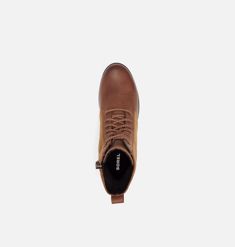 Sorel Dam Gummistövlar Brun - Emelie™ Short Lace Låga - IMO-603821